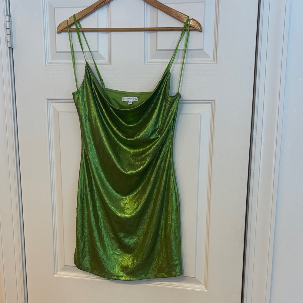 Sincerely Jules Vibrant Green Dress